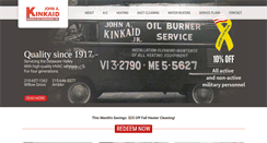 Desktop Screenshot of kinkaid-hvac.com